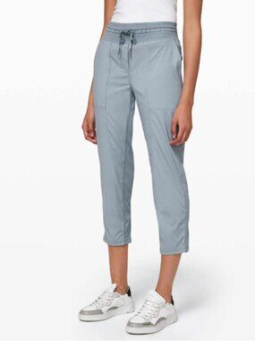 Lululemon Dance Studio Crop Pants Size 4 Short Chambray (Light Blue)